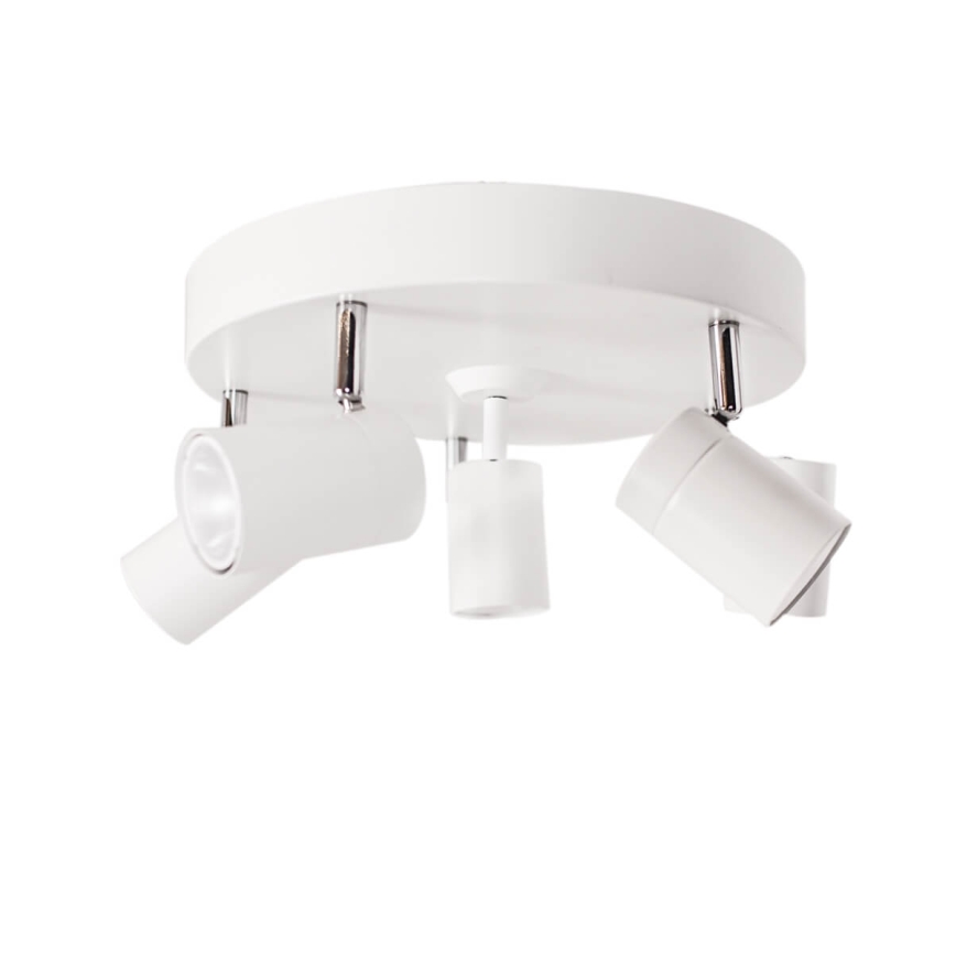 ByRydens - Bodové svietidlo CORRECT 5xGU10/7W/230V biela pr. 30 cm