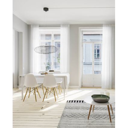 ByRydens - LED Luster na lanku HAYDEN LED/15W/230V čierna