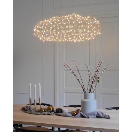 ByRydens - LED Luster na lanku HAYDEN LED/15W/230V zlatá