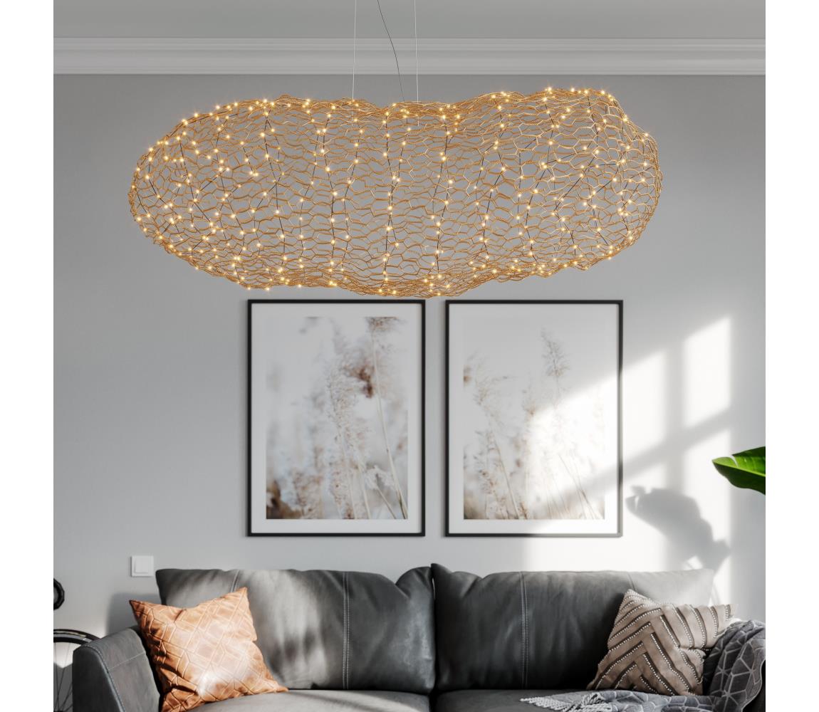 ByRydens 4201260-6501 - LED Luster na lanku HAYDEN LED/20W/230V zlatá 4201260-6501