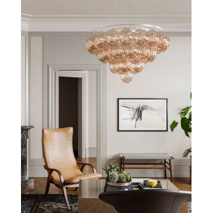 ByRydens - Závesný luster na lanku GROSS GIANT 8xE27/8W/230V