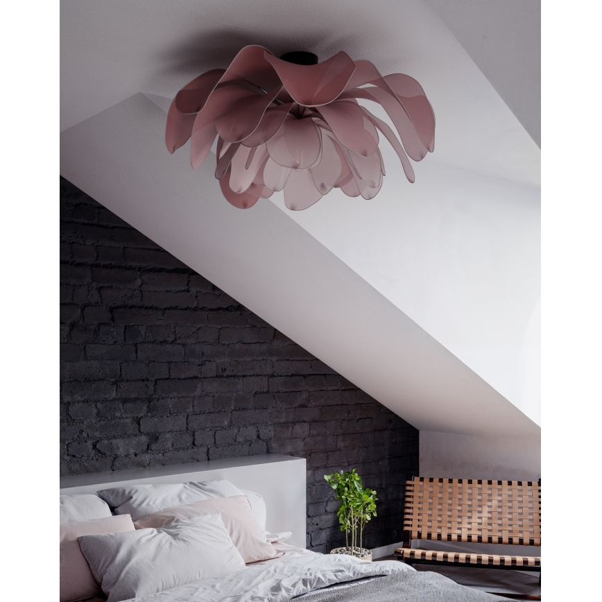 ByRydens - Prisadený luster LOU LOU 1xE27/8W/230V ružová
