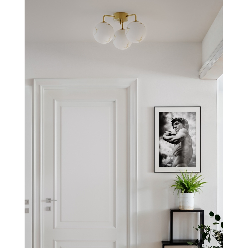 ByRydens - Prisadené stropné svietidlo BELLAGIO 3xE27/8W/230V