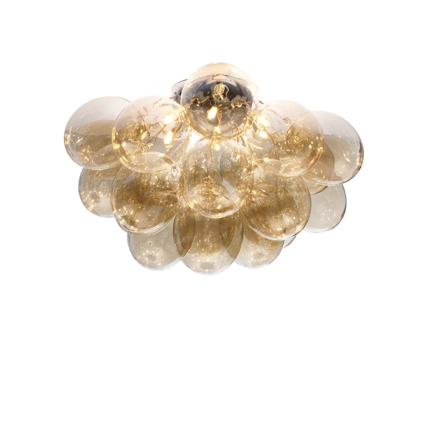 ByRydens - Stropné svietidlo GROSS 6xG9/8W/230V dymové/hnedé priemer 70 cm