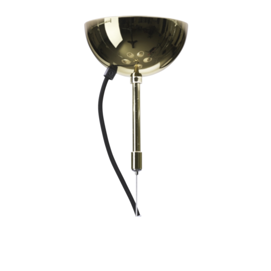 ByRydens - Luster na lanku LYNF 5xE14/8W/230V mosadz/biela