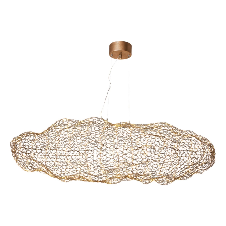 ByRydens - LED Luster na lanku HAYDEN LED/15W/230V zlatá