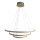 ByRydens - LED Luster na lanku TRIONE LED/45W/230V hnedá pr. 80 cm