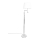 ByRydens - LED Stojacia lampa ORLANDO 1xE27/5W/230V + LED/3W biela/lesklý chróm pr. 36 cm