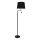 ByRydens - LED Stojacia lampa ORLANDO 1xE27/5W/230V + LED/3W čierna pr. 36 cm