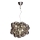 ByRydens - Luster na lanku GROSS 8xG9/4W/230V dymová/čierna pr. 50 cm