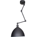 ByRydens - Luster na tyči BAZÁR 1xE27/5W/230V čierna