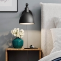 ByRydens - Nástenná lampa BAZAR MINI 1xE27/5W/230V čierna