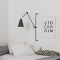 ByRydens - Nástenná lampa YUKON 1xE27/5W/230V čierna