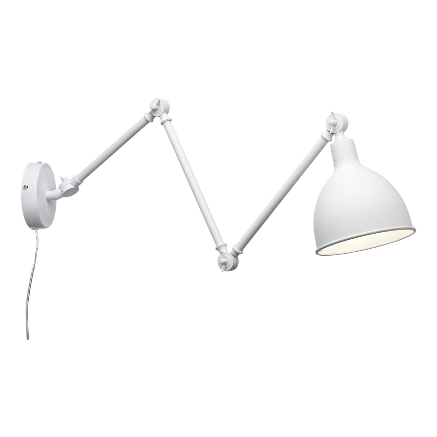 ByRydens - Stmievateľná nástenná lampa BAZAR 1xE27/5W/230V biela
