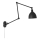 ByRydens - Stmievateľná nástenná lampa BAZAR 1xE27/5W/230V čierna