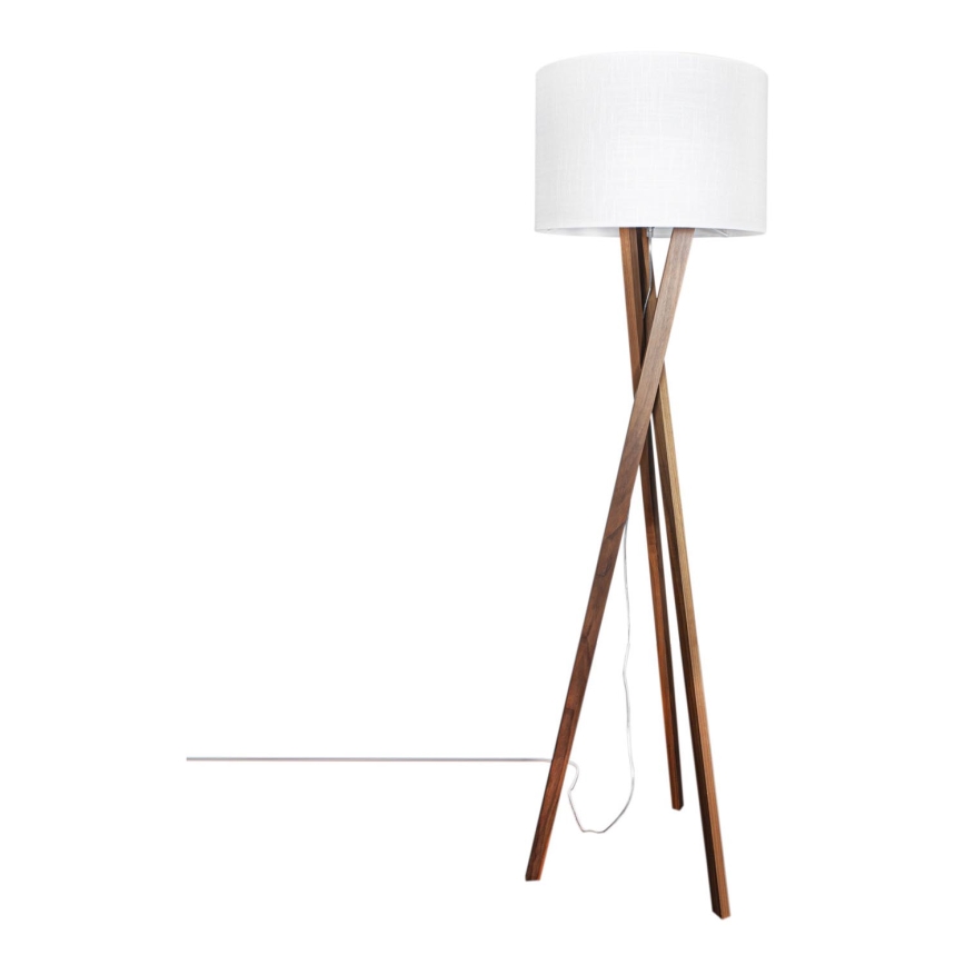 ByRydens - Stojacia lampa VEGA 1xE27/5W/230V hnedá/biela