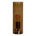 ByRydens - Stolná lampa FLAKE 1xE27/8W/230V hnedá/dymová