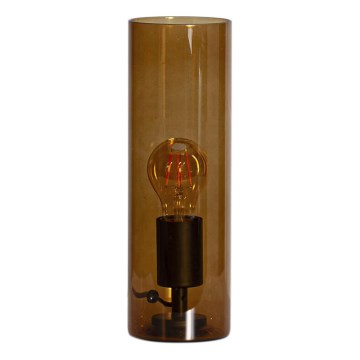 ByRydens - Stolná lampa FLAKE 1xE27/8W/230V hnedá/dymová