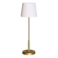 ByRydens - Stolná lampa LUMI 1xE27/8W/230V biela/zlatá 68,5 cm