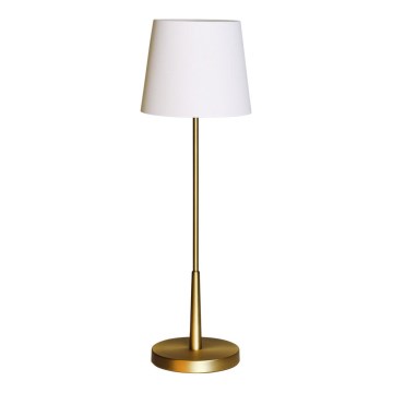 ByRydens - Stolná lampa LUMI 1xE27/8W/230V biela/zlatá 68,5 cm