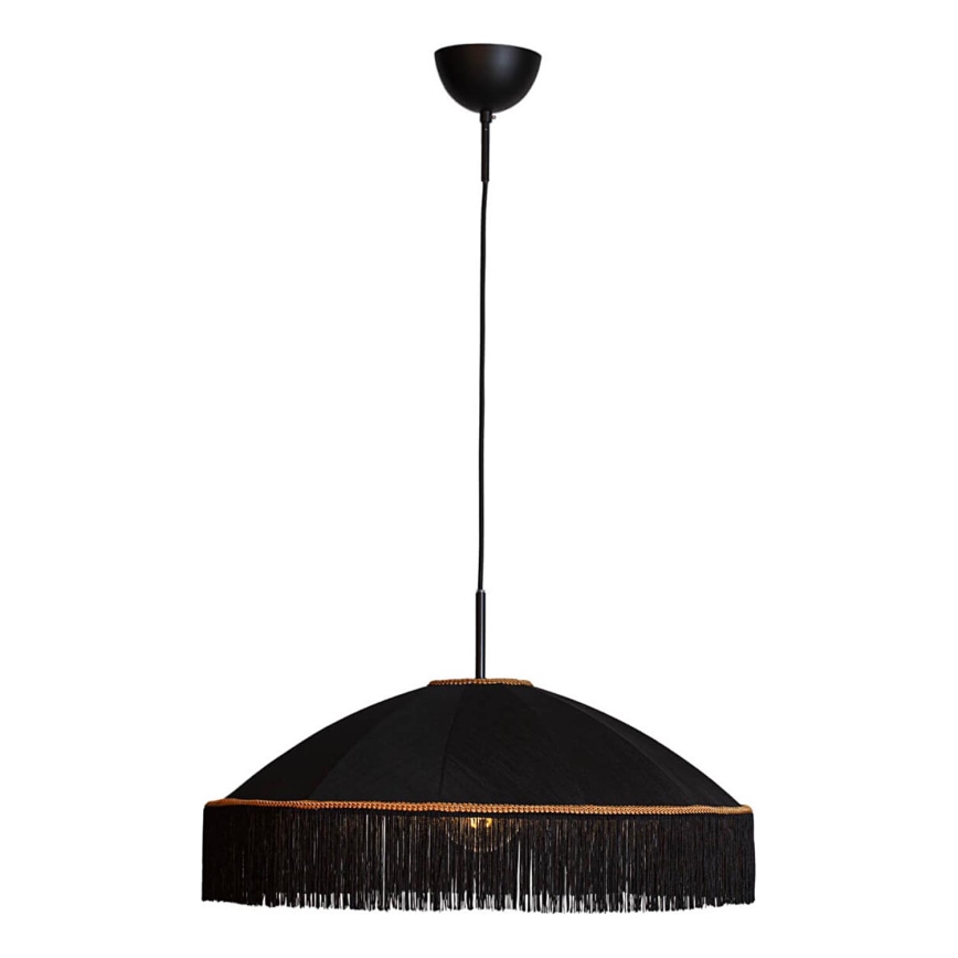 ByRydens - Závesný luster na lanku FRANCIS 1xE27/5W/230V čierny