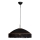 ByRydens - Závesný luster na lanku FRANCIS 1xE27/5W/230V čierny