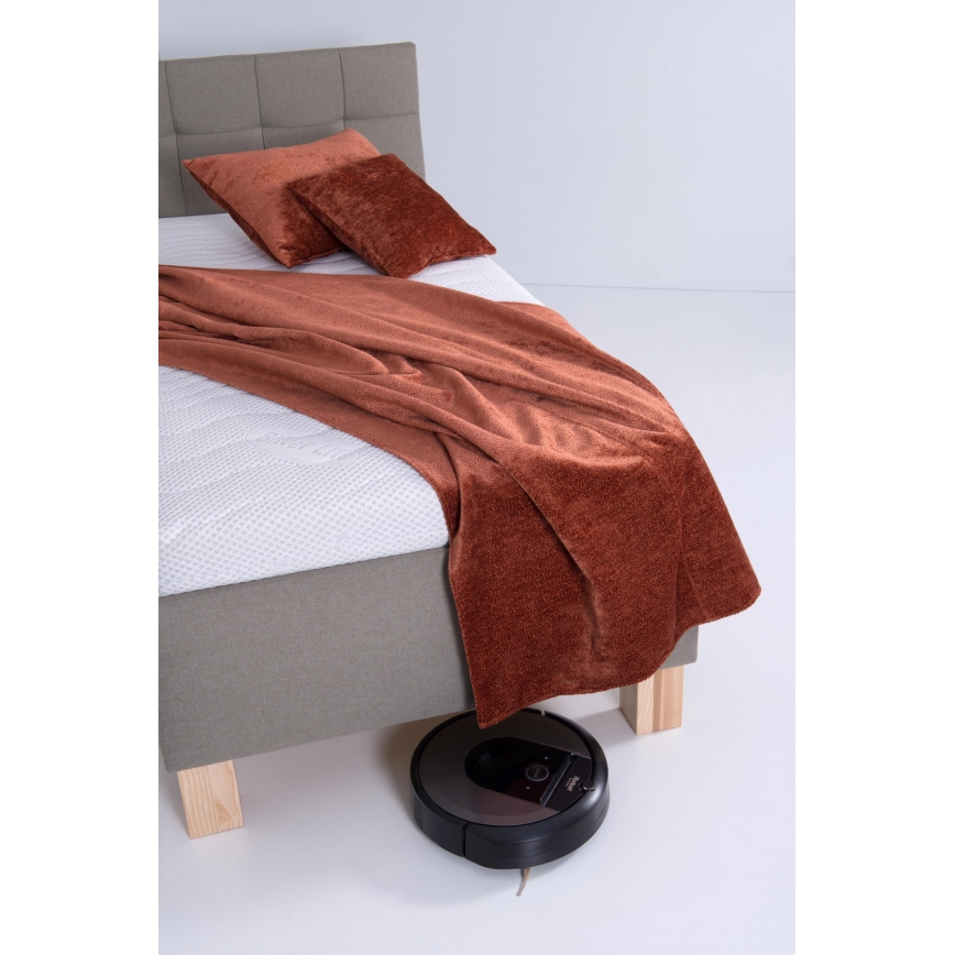 Čalúnená posteľ MARIA ONE s matracom a úložným priestorom 90x200 cm taupe