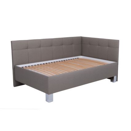 Čalúnená posteľ s úložným priestorom bez matraca MARIA PETITE 120x200 cm taupe
