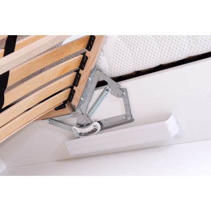 Čalúnená posteľ s úložným priestorom bez matraca VIOLET 160x200 cm antracit