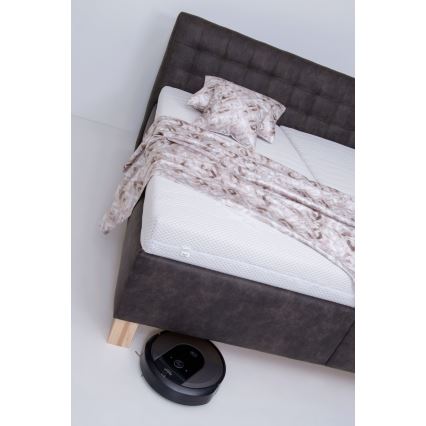 Čalúnená posteľ VIOLET 180x200 cm s úložným priestorom, bez matraca, tmavosivá