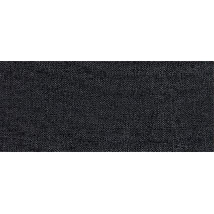 Čalúnená univerzálna rozkladacia sedacia súprava v tvare U OXFORD, čierna/šedá