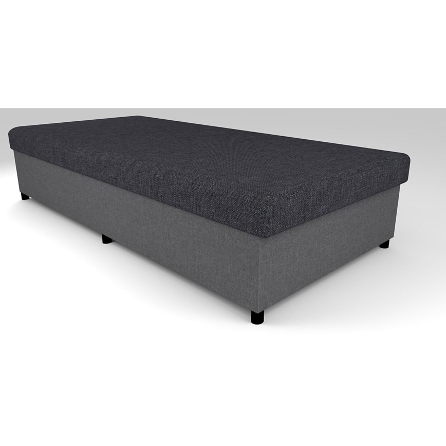 Čalúnená váľanda s úložným priestorom CORY 80x200 šedá