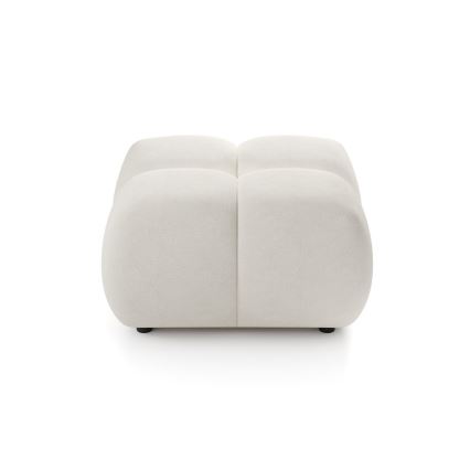 Čalúnený taburet ALMADA 72x72 cm béžový