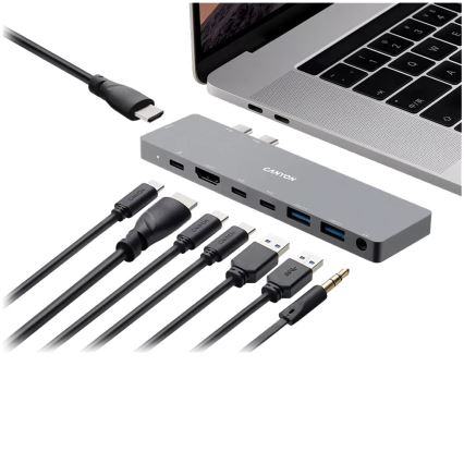Canyon - Dokovacia stanica Power Delivery pre Macbook 8v1