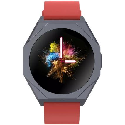 Canyon - Inteligentné hodinky OTTO IP68 červená