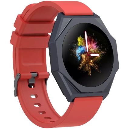 Canyon - Inteligentné hodinky OTTO IP68 červená