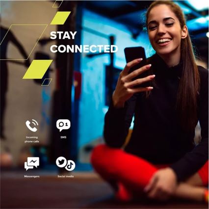 Canyon - Inteligentné hodinky OTTO IP68 čierna
