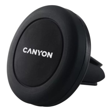 Canyon - Magnetický držiak telefónu do auta okrúhly čierna