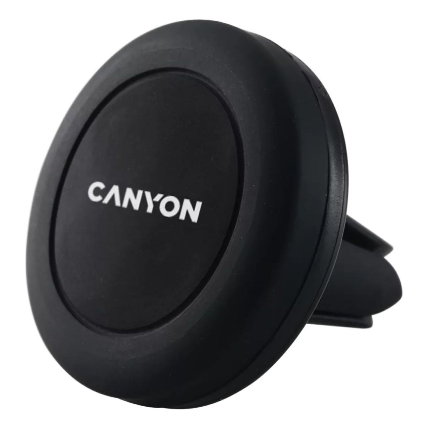 Canyon - Magnetický držiak telefónu do auta okrúhly čierna