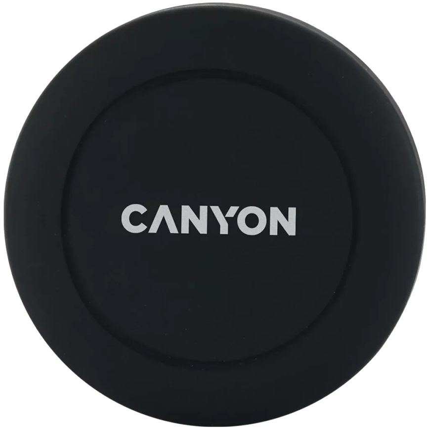 Canyon - Magnetický držiak telefónu do auta okrúhly čierna