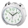 Casio - Budík 1xLR14 biela/lesklý chróm