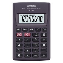 Casio - Vrecková kalkulačka 1xLR54 čierna