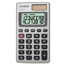 Casio - Vrecková kalkulačka 1xLR54 strieborná