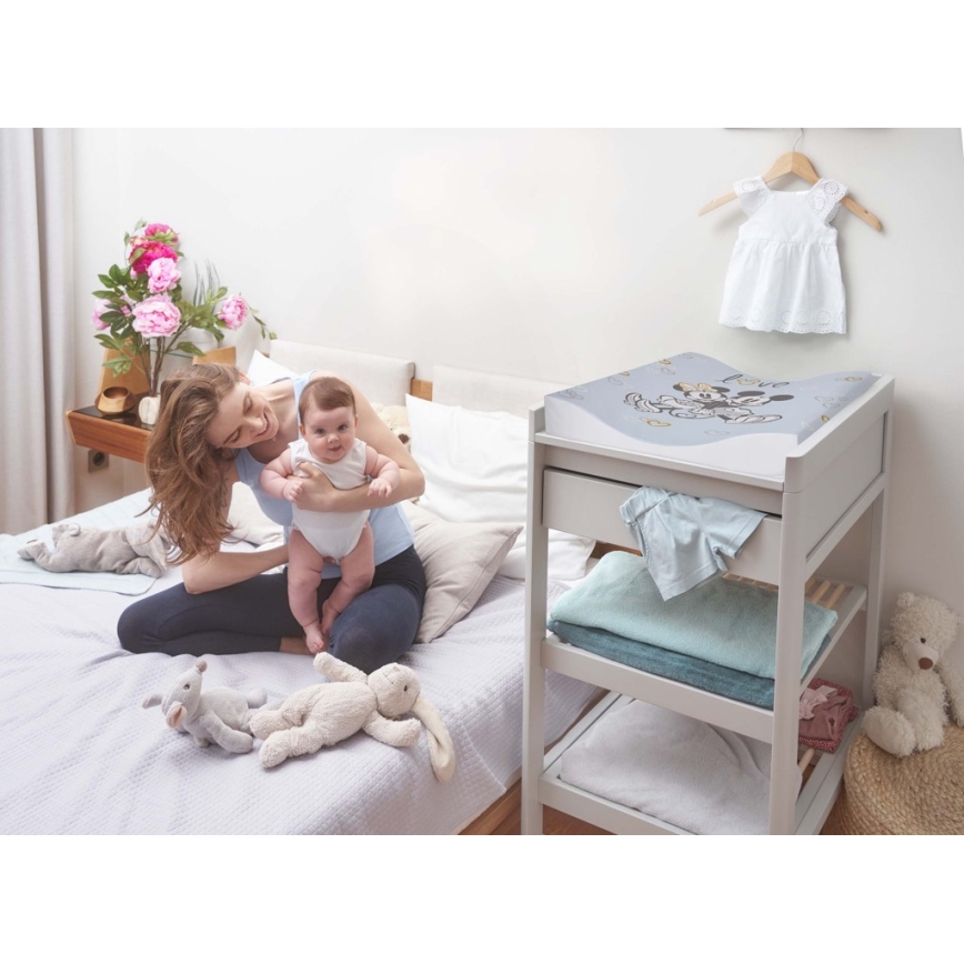 CebaBaby - Prebaľovacia podložka s dvojhranná COSY DISNEY 50x70 cm modrá