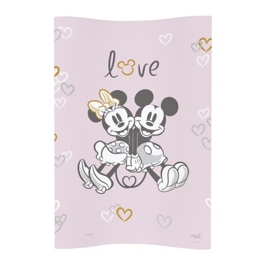 CebaBaby -  Prebaľovacia podložka s dvojhranná COSY DISNEY 50x70 cm ružová