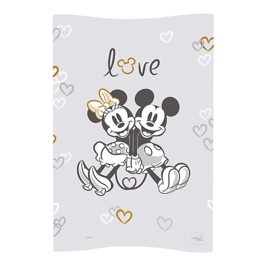 CebaBaby - Prebaľovacia podložka s dvojhranná COSY DISNEY 50x70 cm šedá