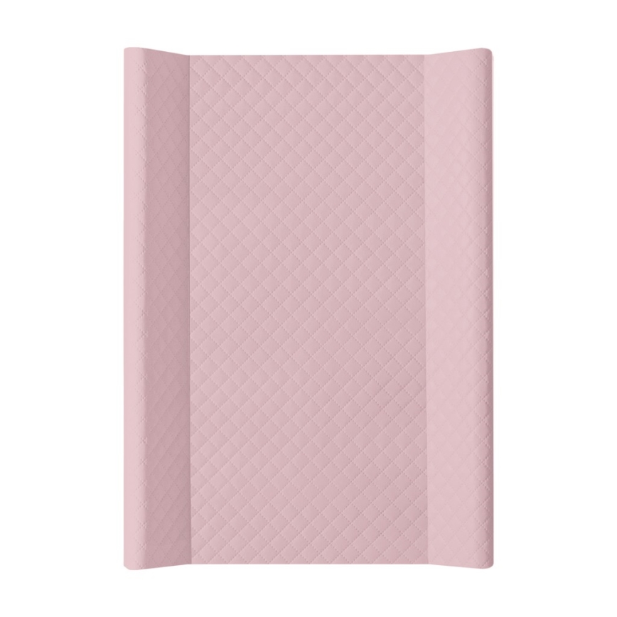 CebaBaby -  Prebaľovacia podložka s pevnou doskou dvojhranná COMFORT 50x70 cm ružová