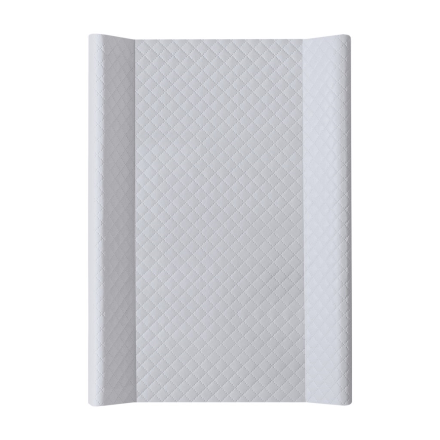 CebaBaby -  Prebaľovacia podložka s pevnou doskou dvojhranná COMFORT 50x70 cm šedá