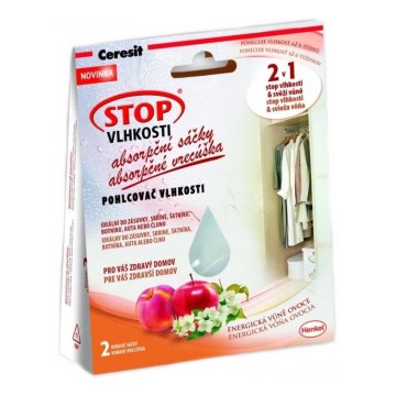 Ceresit - Absorpčné vrecká 2x 50 g energizujúce ovocie