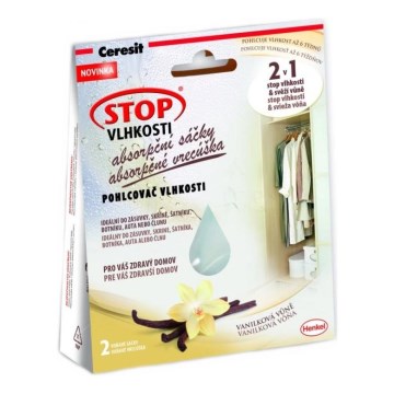 Ceresit - Absorpčné vrecká 2x 50 g, vôňa vanilky